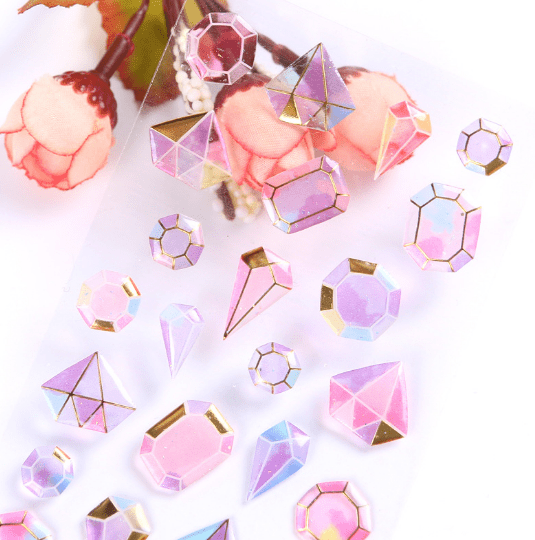 Autocollants bijoux en cristal