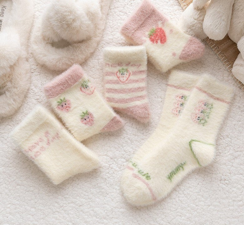 Chaussettes Fuzzy Berry 188
