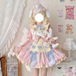 Robe Lolita Lapin de Pâques Pastel 88