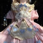 Robe Lolita Lapin de Pâques Pastel 60