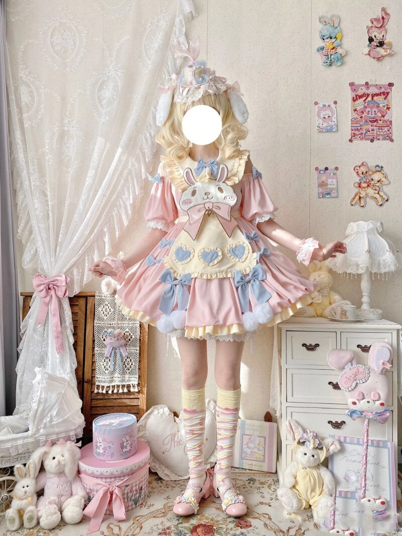 Robe Lolita Lapin de Pâques Pastel 54