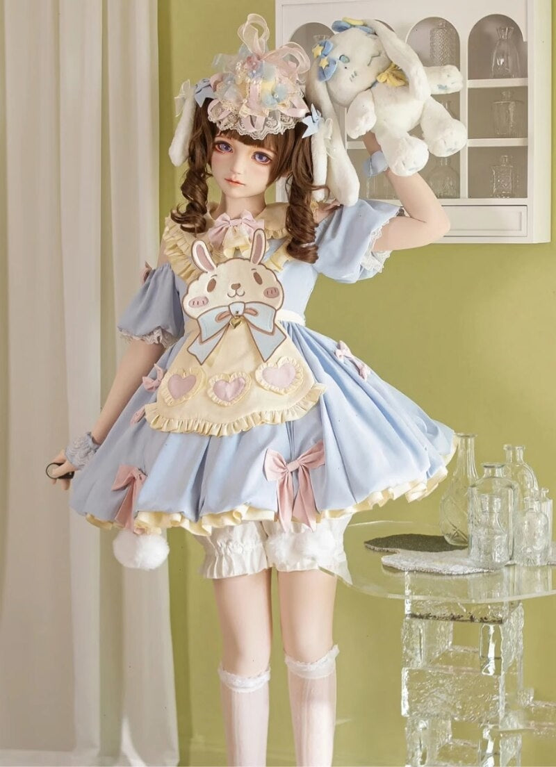 Robe Lolita Lapin de Pâques Pastel 9