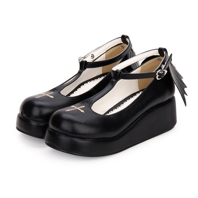 Chaussures de vierge noire