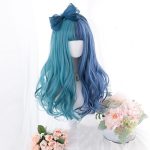 Perruque fendue Lolita Bleu 29