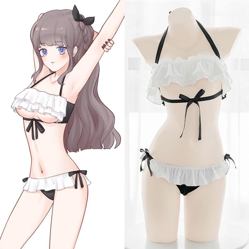 Ensemble de lingerie de femme de chambre Otaku
