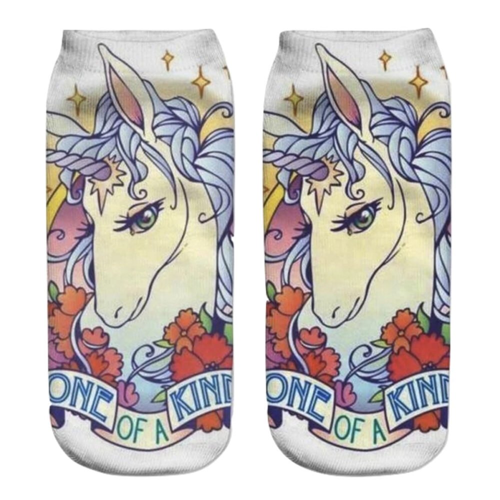 Chaussettes licorne uniques en leur genre