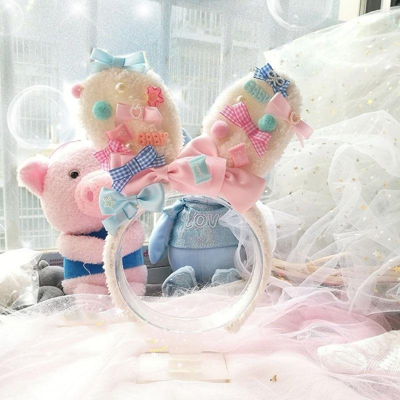 Bandeau oreilles de lapin Decora