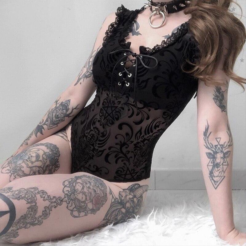 Body de beauté gothique