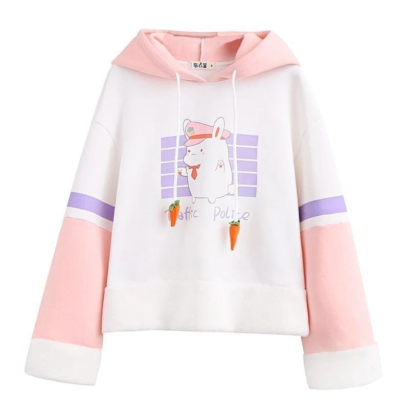 Sweat à capuche Bunny Traffic Police