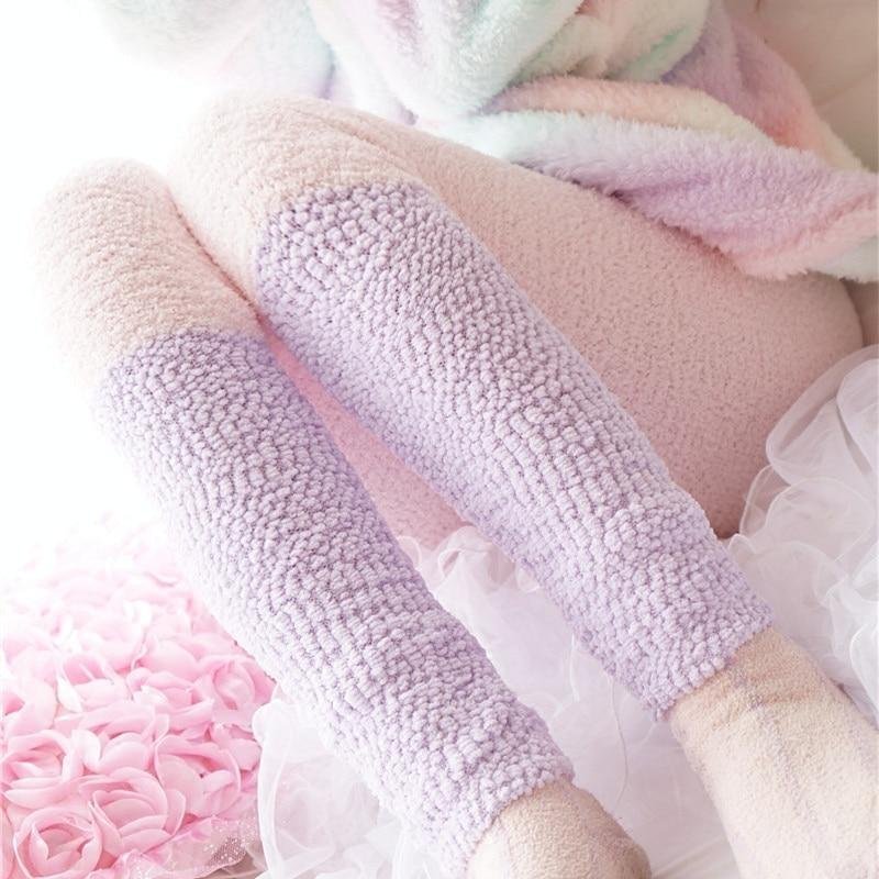 Leggings Long John Pastel Fuzzy