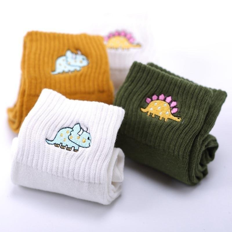 Chaussettes bébé dinosaure