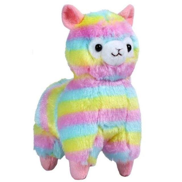 Peluche Alpaga Arc-en-ciel