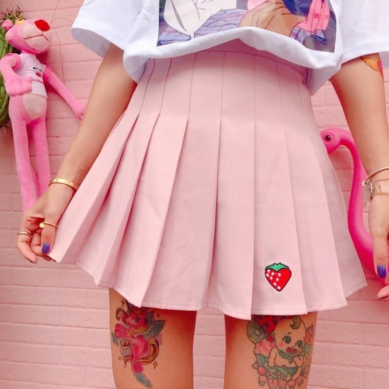 Jupe Tennis Fraise