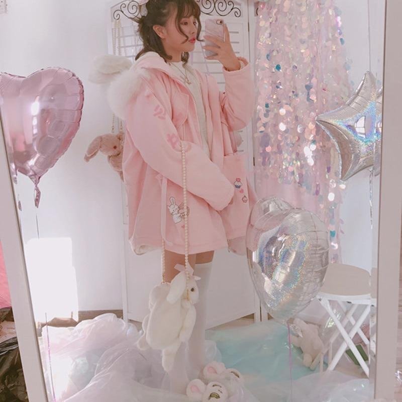 Manteau Fluffy Bunny Club