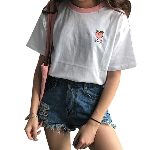Tee-shirt aux fruits japonais