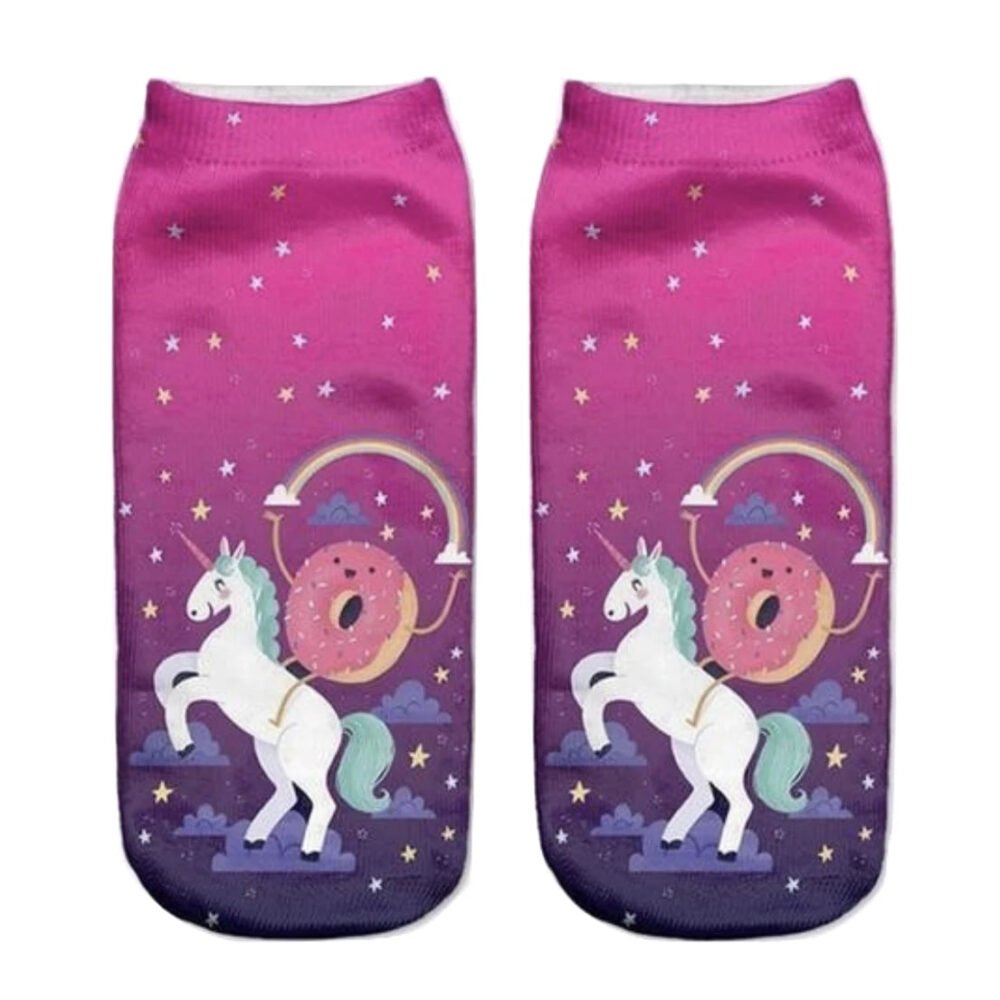 Chaussettes Licorne Donut
