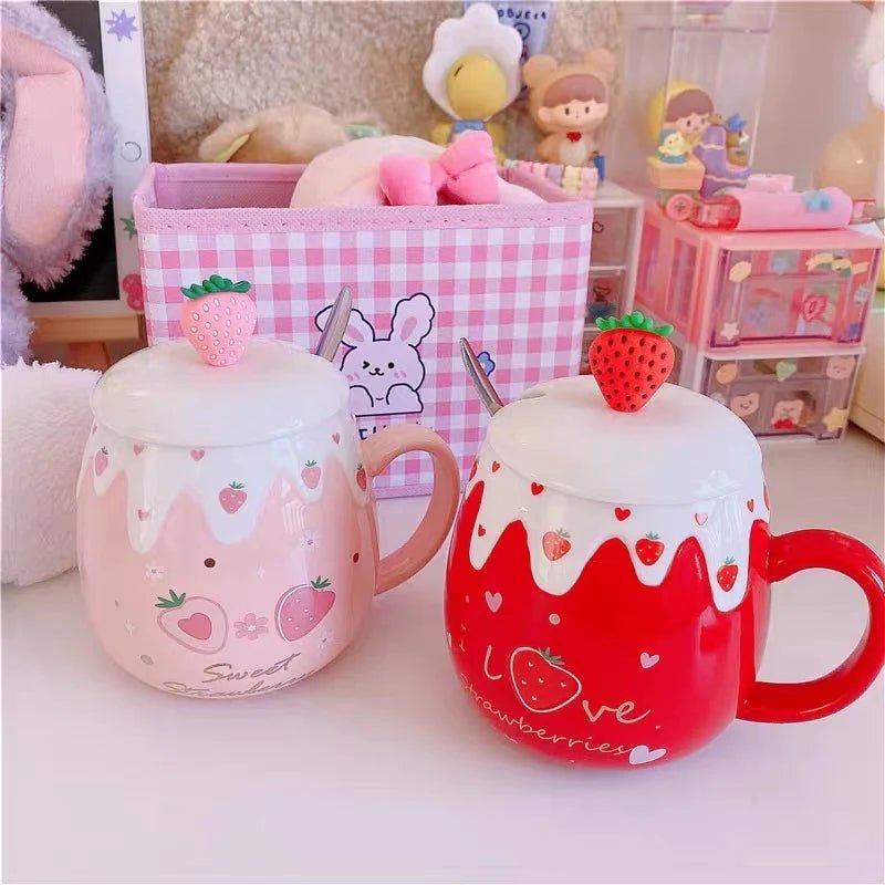 Tasses à dessert aux fraises