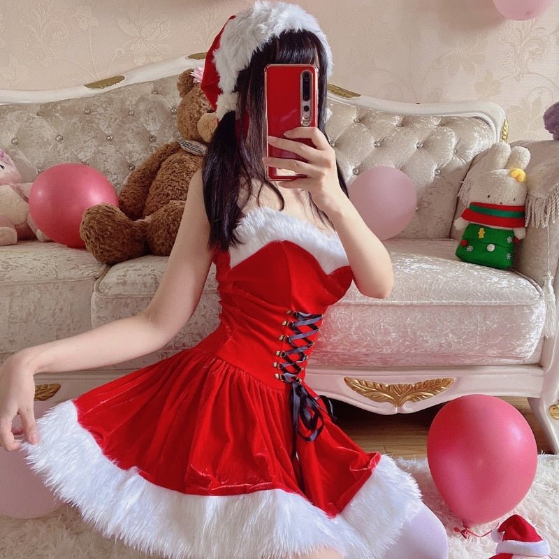 Robe Père Noël pour bébé