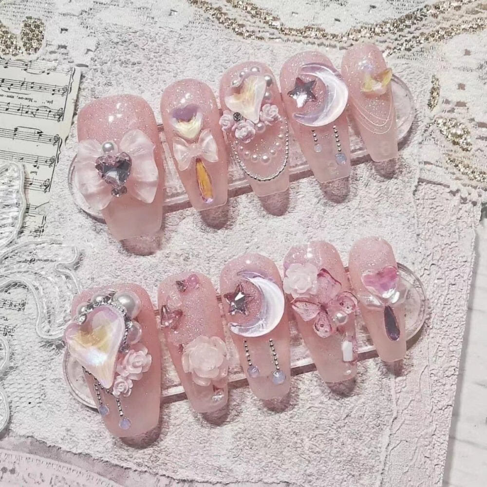 Kawaii Déco Presse Sur Ongles