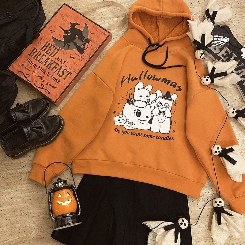 Sweat à capuche d'Halloween