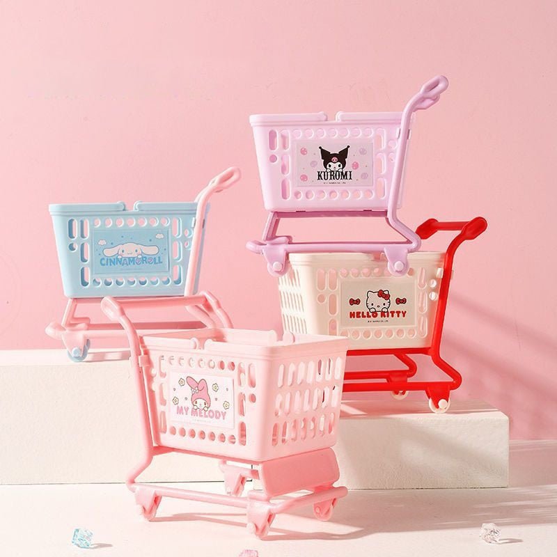 Rangement du panier d'achat Kawaii