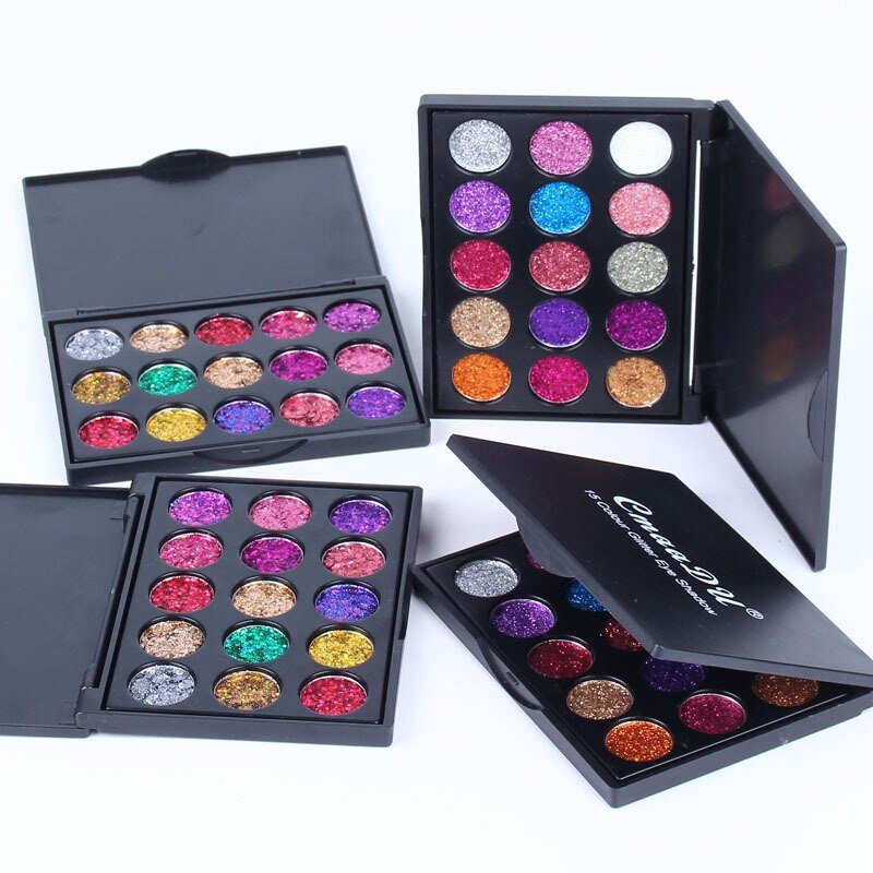 Palette d'explosion de paillettes de diamant