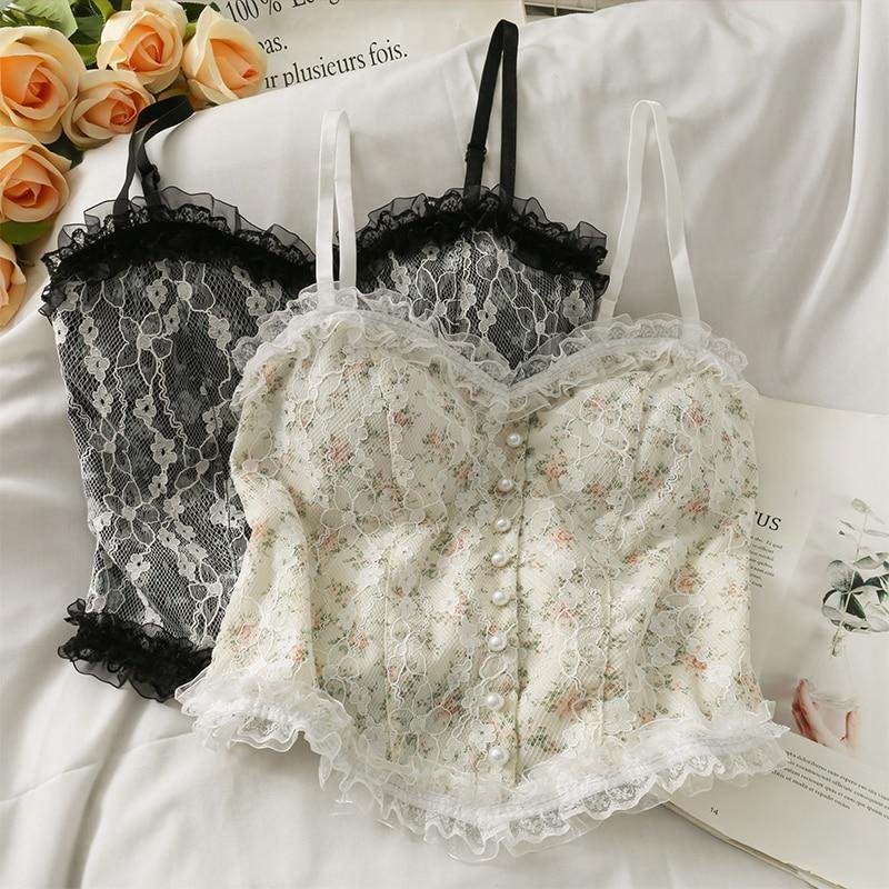Camisole florale française