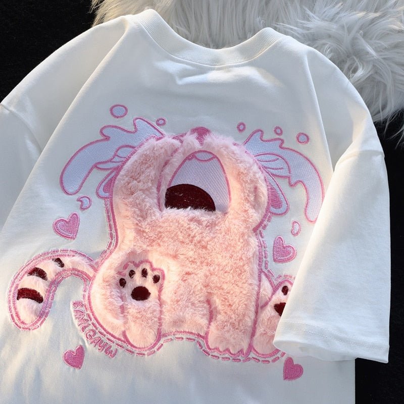 T-shirt moelleux chaton Crybaby