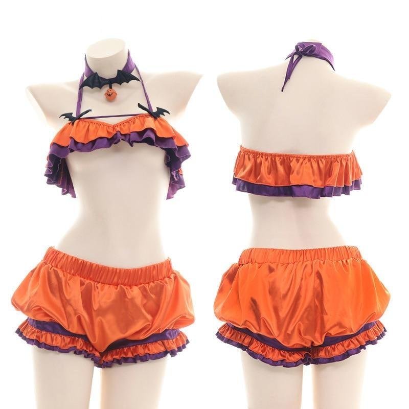 Ensemble de lingerie pour bébé Bloomer d'Halloween