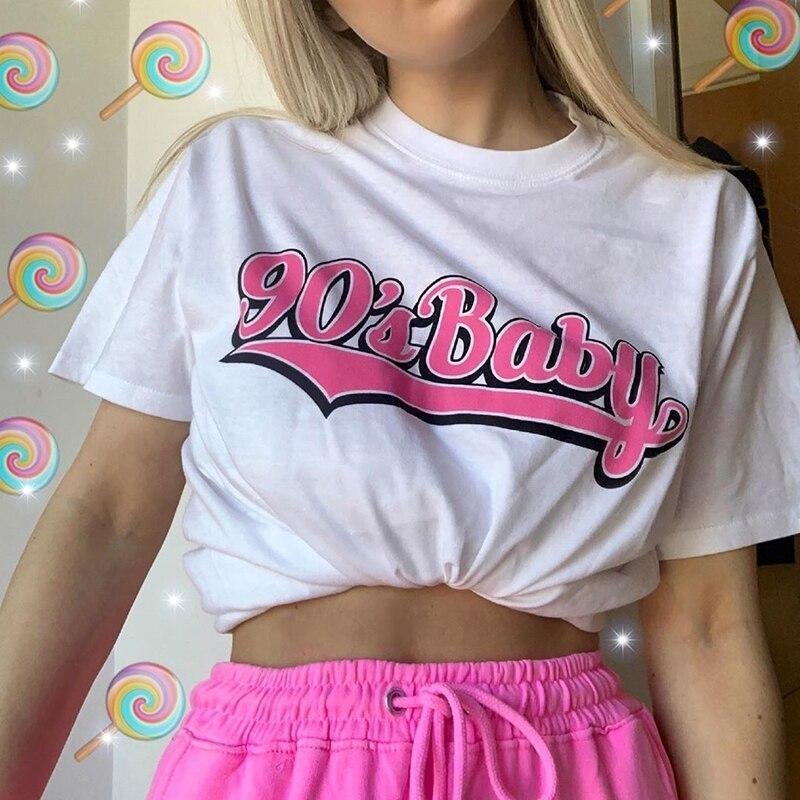 Tee-shirt surdimensionné pour bébé des années 90