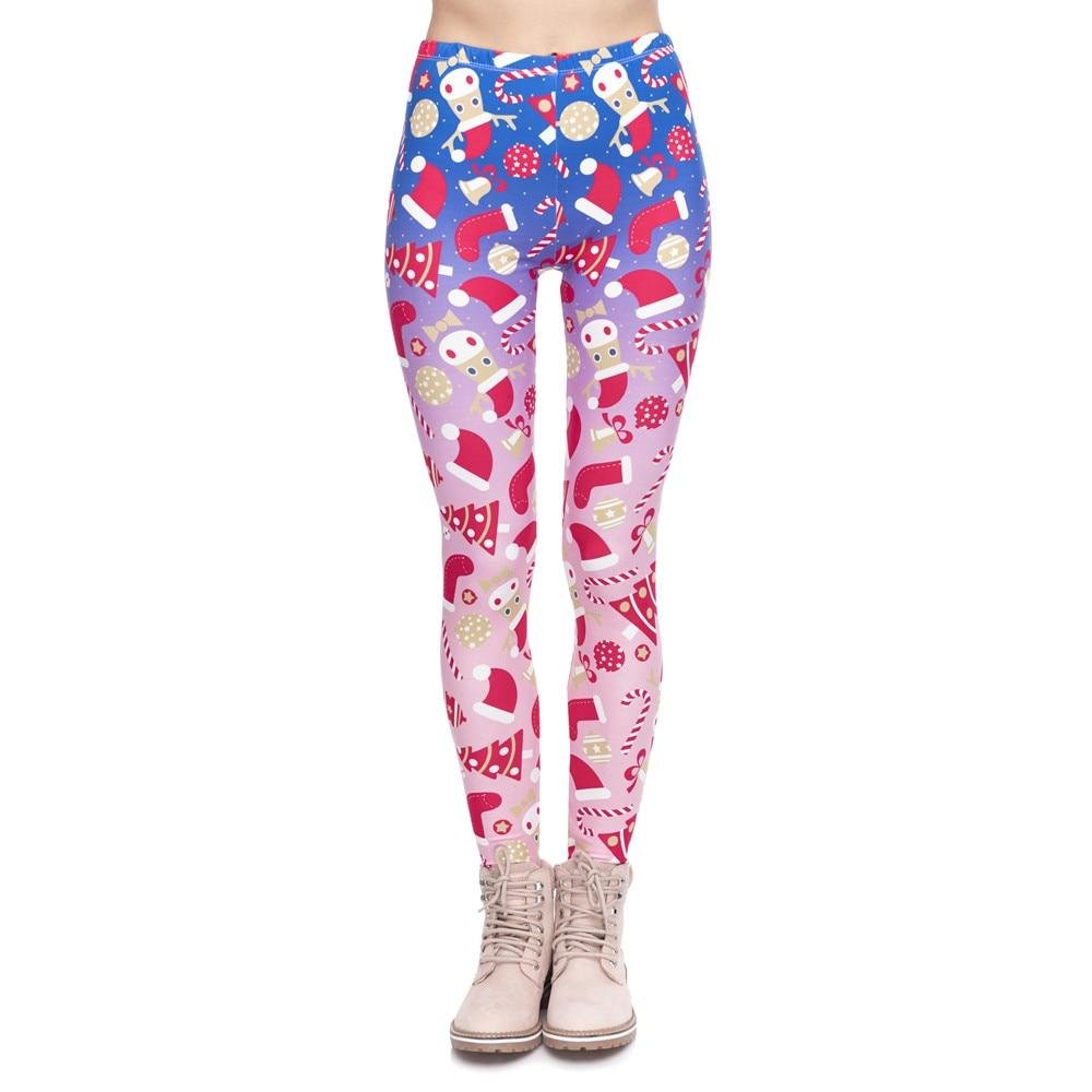 Legging de Noël rose